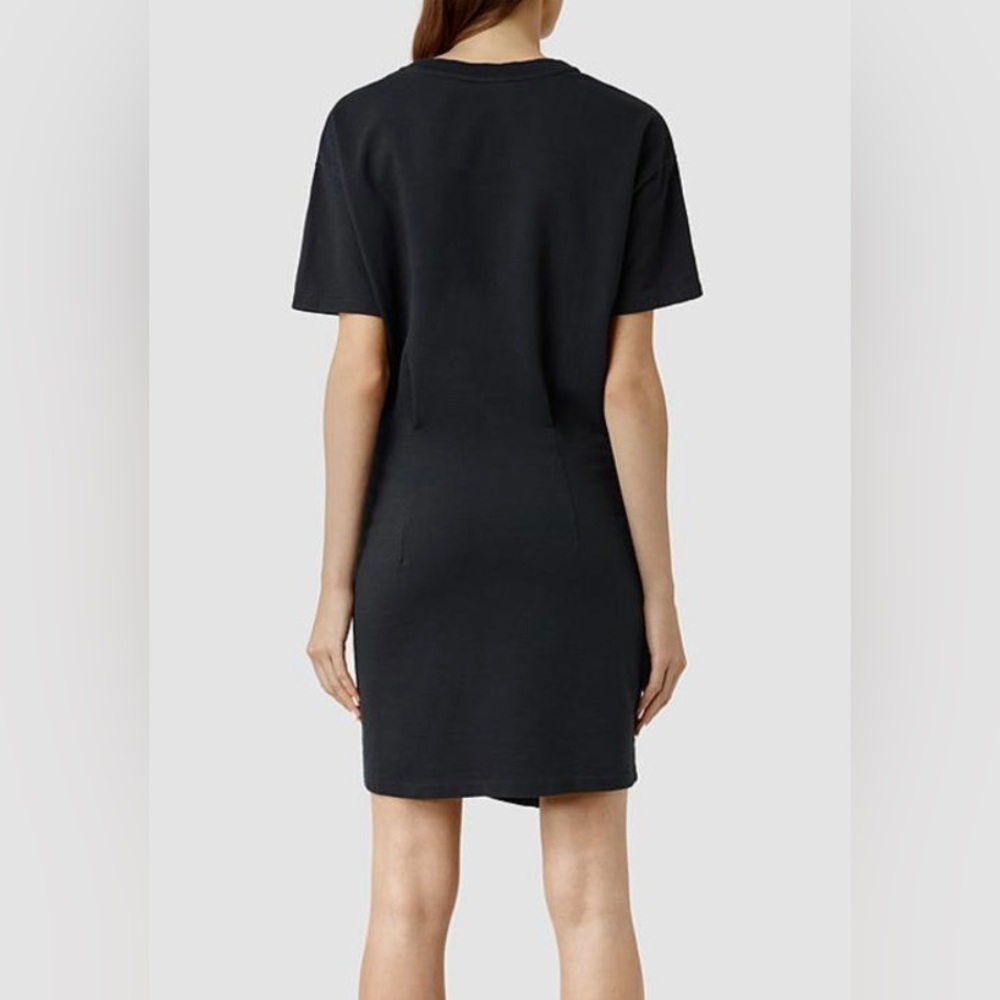 All saints Chan Fly dress black 6 - Picture 3 of 11